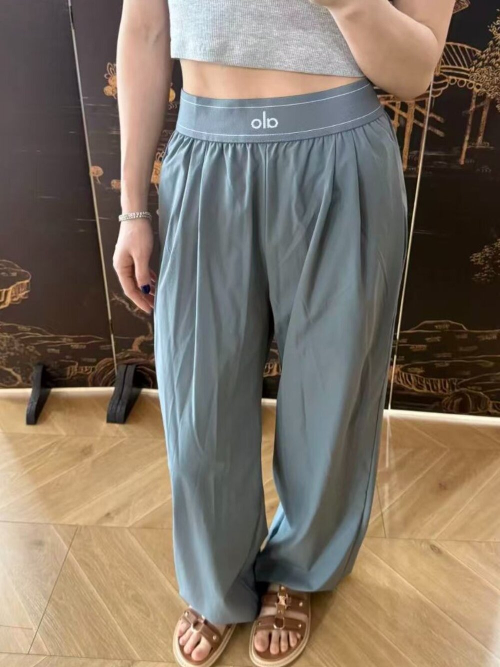 ALO Yoga Suit Up Trouser 💋Steel Grey (Regular)